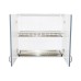 Corp superior 80 cu 2 usi cu scurgator de vase Zebra MDF albastru drept